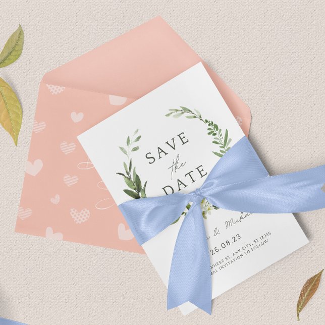 Watercolor Save the Date Wedding Invitation  (Creator Uploaded)