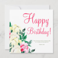 Watercolor Scripture Birthday