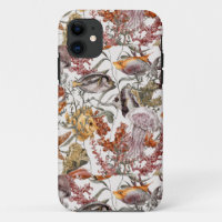 Watercolor Sea Life Pattern 2