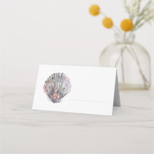 Watercolor Sea Shell Place Card