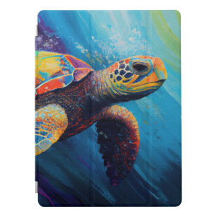 Watercolor Sea Turtle Notebook iPad Pro Cover