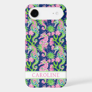 Watercolor Seahorses Monogrammed