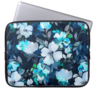 Watercolor seamless pattern. Floral print Laptop Sleeve