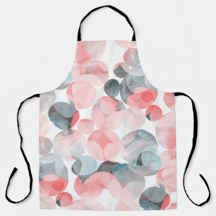Watercolor seamless pattern with multicolored circ apron