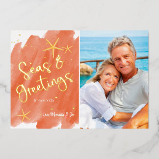 Watercolor Seas & Greetings Coral