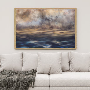 Watercolor Seascape Canvas Print