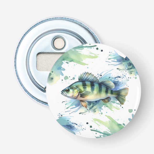 Watercolor Series: Perch Bottle Opener (Front)