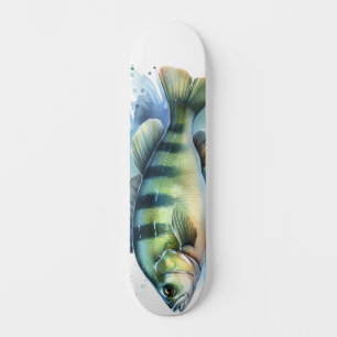 Watercolor Series: Perch Skateboard