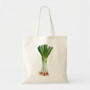 Watercolor Shallot Tote Bag