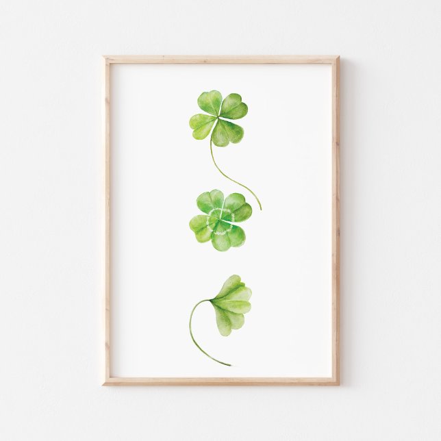 Watercolor Shamrock  Poster (Creator Uploaded)