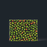 Watercolor Shamrocks & Rainbows Irish St Patty's  Postcard<br><div class="desc">Watercolor pattern of shamrocks and rainbows brings you the luck of the Irish and decorates this card. Hand painted by me for you. Add your own text or change the colours. For more designs and colours check my shop! Or let me know if you'd like something custom.</div>