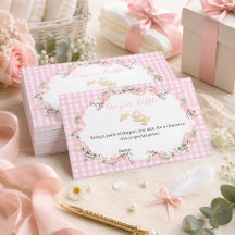 Watercolor Silly Goose Baby Girl Baby Shower