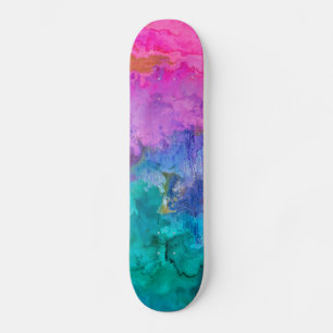 Watercolor Skateboard