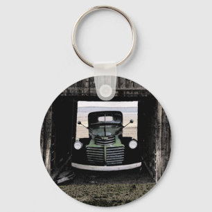 Watercolor Sketch 1947 Antique Truck Key Chain