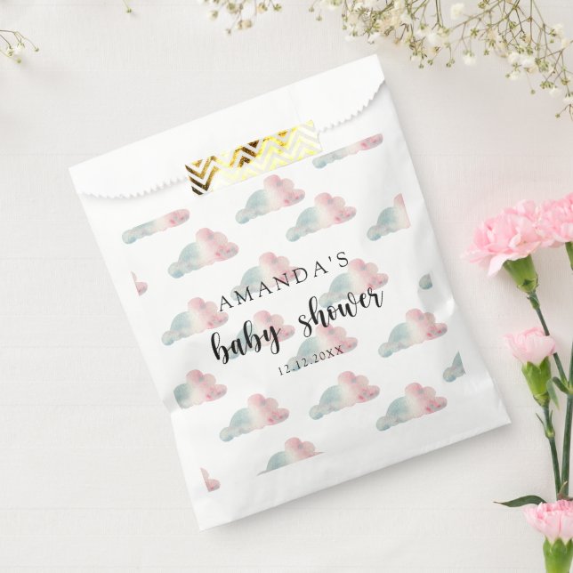 Watercolor skies - Baby Shower Favour Bags (Sealed)
