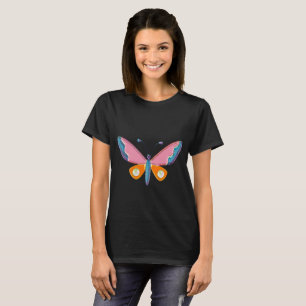 Watercolor Skinny Butterfly T-Shirt