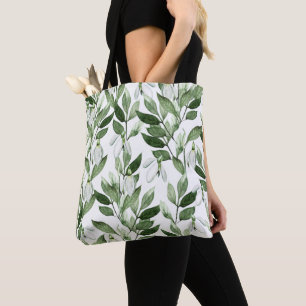 Watercolor Snowdrops Tote Bag