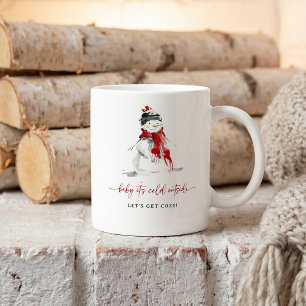Watercolor Snowman Cosy Winter Mug
