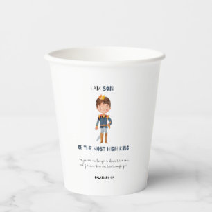 Watercolor Son Of The King Birthday Party Paper Cups