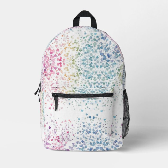 watercolor splash backpack (Front)