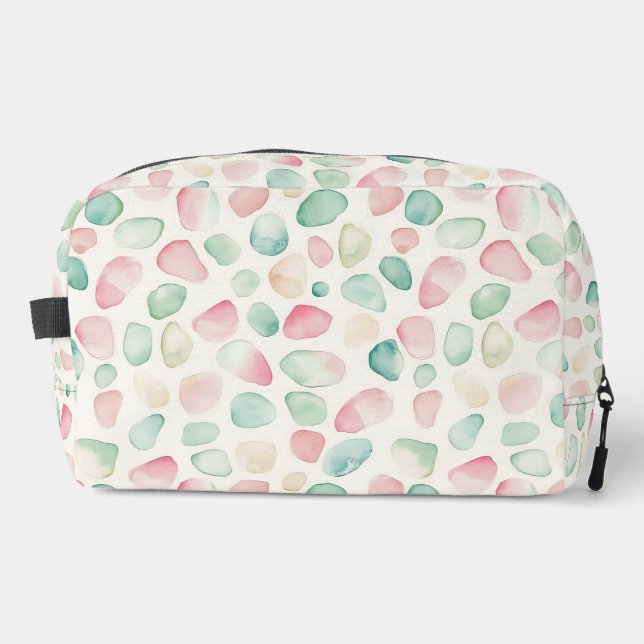 Watercolor Splash Cosmetic Dopp Kit (Front)