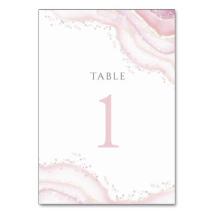 watercolor splash marble Table Number 1