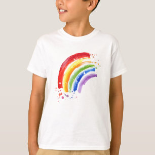 Watercolor Splash Rainbow T-Shirt