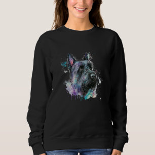Watercolor splash scotty scottie scottish terrier sweatshirt