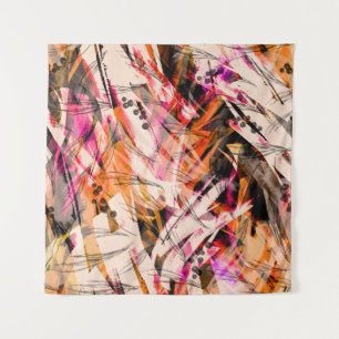 Watercolor splash, vintage abstract background. tapestry