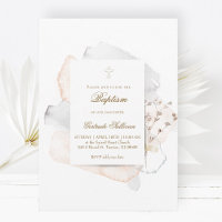 watercolor splashes and flowers n5 | Baptism