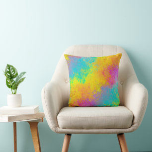 Watercolor Splashes - Seamless Pattern 11 Cushion