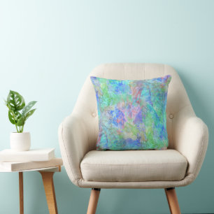 Watercolor Splashes - Seamless Pattern 4 Cushion