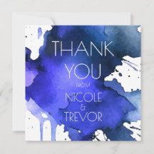 Watercolor Splat Wedding