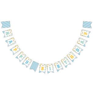 Watercolor Splish Splash Birthday Banner