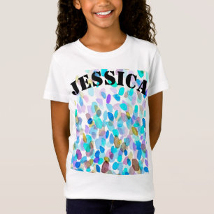 Watercolor Splotches Name or Saying T-Shirt