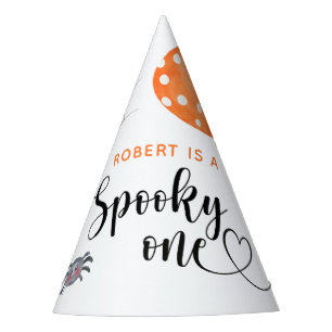 Watercolor Spooky One 1st Birthday Party Hat