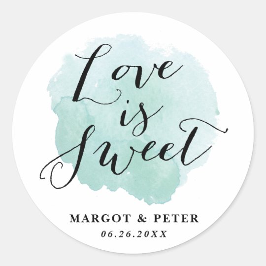 Watercolor spotlight stickers