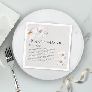 watercolor spring blossom Napkins Fun facts