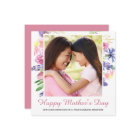 Watercolor Spring Floral Happy Mother's Day Photo