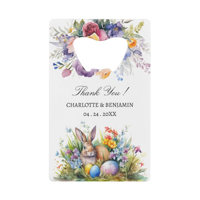 Watercolor Spring Themed  Wedding Favour  (Front)