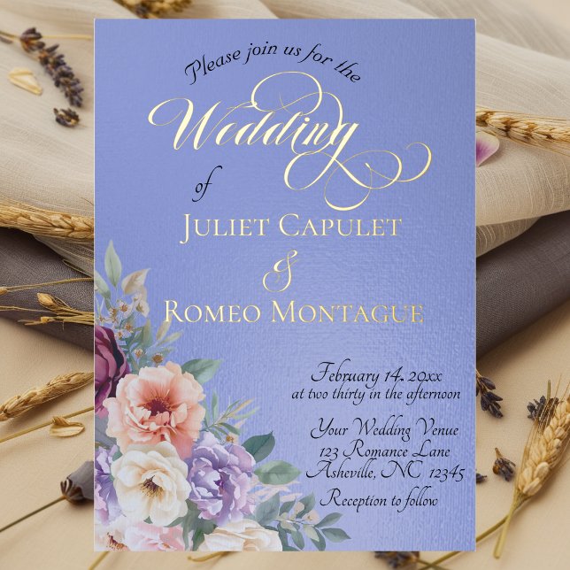 Watercolor Spring Wildflowers - Sky Blue (Creator Uploaded)