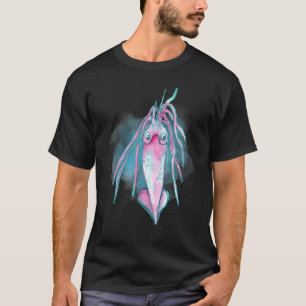 Watercolor Squid Deep Ocean Creatures and Rift Lif T-Shirt