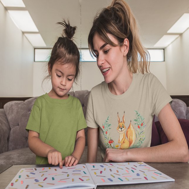 Watercolor Squirrel  T-Shirt (Watercolor Squirrel T-Shirt)