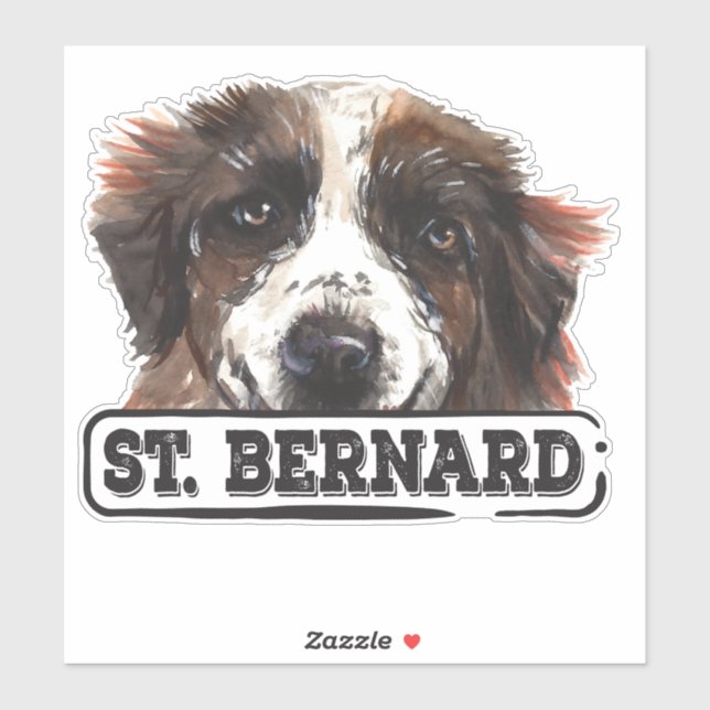 Watercolor St. Bernard (Sheet)
