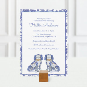 Watercolor Staffordshire Dogs Invitation