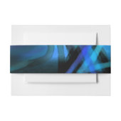 WATERCOLOR STAR Bat Bar Mitzvah Belly Band Wrap Invitation Belly Band (Front Example)