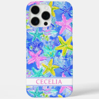 Watercolor Starfish Monogrammed