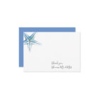 Watercolor Starfish Thank You Stationery Note Card