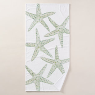 Watercolor Starfish Towel