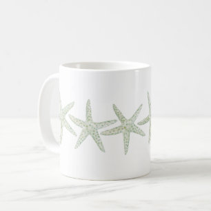 Watercolor Starfish Trio Coffee Mug